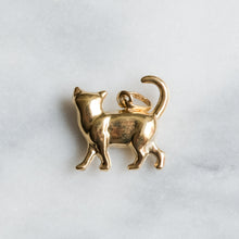 Load image into Gallery viewer, Vintage Estate Standing Cat Charm
