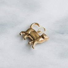 Load image into Gallery viewer, Vintage Estate Standing Cat Charm
