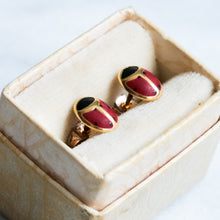 Load image into Gallery viewer, Vintage Ladybug Stud Earrings

