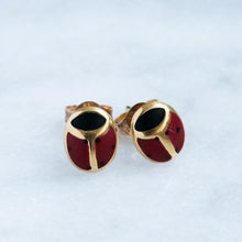 Load image into Gallery viewer, Vintage Ladybug Stud Earrings
