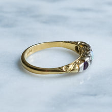 Load image into Gallery viewer, Antique Victorian Acrostic ADORE Ring
