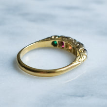 Load image into Gallery viewer, Antique Victorian Acrostic ADORE Ring
