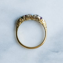 Load image into Gallery viewer, Antique Victorian Acrostic ADORE Ring
