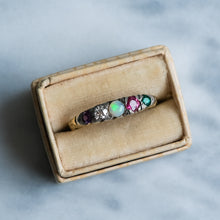Load image into Gallery viewer, Antique Victorian Acrostic ADORE Ring
