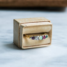 Load image into Gallery viewer, Antique Victorian Acrostic ADORE Ring
