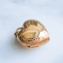 Load image into Gallery viewer, Vintage Puffy Heart Locket

