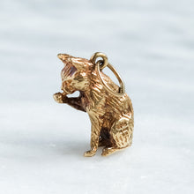 Load image into Gallery viewer, Vintage Grooming Cat Charm
