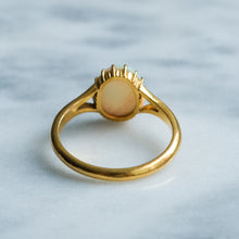 Load image into Gallery viewer, Antique Edwardian Solitaire Opal Ring
