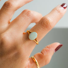 Load image into Gallery viewer, Antique Edwardian Solitaire Opal Ring
