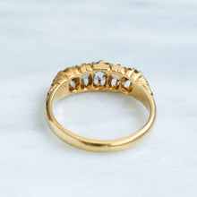 Load image into Gallery viewer, Antique Edwardian Five-Stone Opal Diamond Ring
