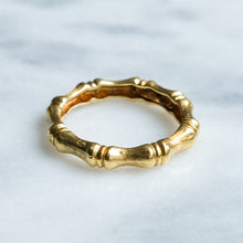 Load image into Gallery viewer, Vintage UnoAErre Bamboo Ring size US 6
