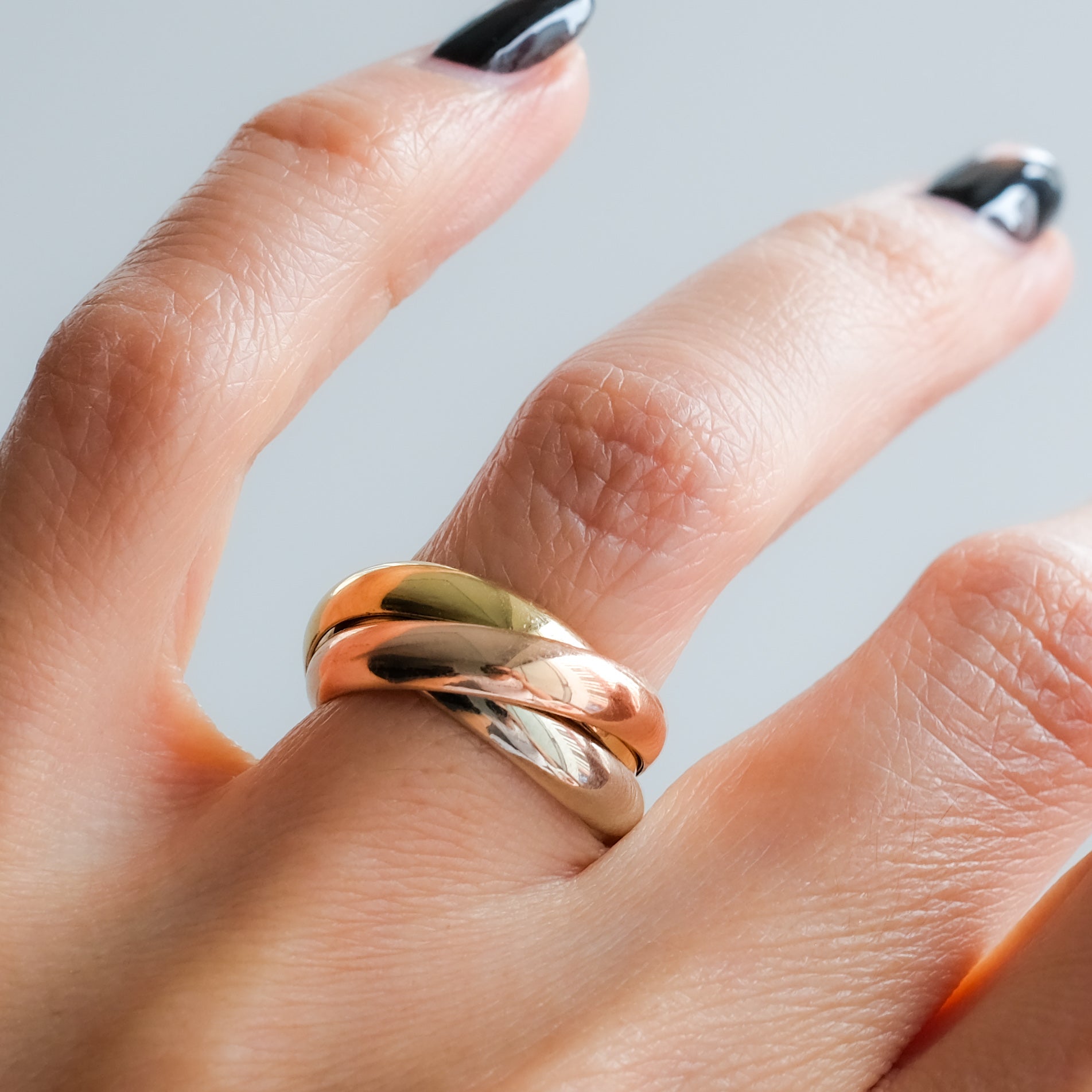 Vintage Cartier Paris Trinity Ring Size 49 | Eye of the Cat Jewellery