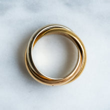 Load image into Gallery viewer, Vintage Cartier Paris Trinity Ring Size 49
