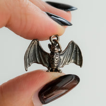 Load image into Gallery viewer, Sterling Silver Bat Charm Pendant
