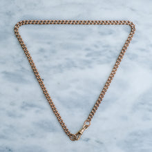 Load image into Gallery viewer, Antique Victorian 17 Inch Curb-Link Watch Chain
