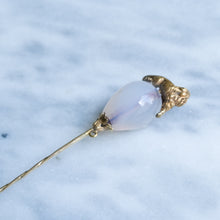 Load image into Gallery viewer, Antique Victorian Agate Lion Stick Pin in Original Case
