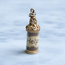 Load image into Gallery viewer, Vintage Message in a Bottle Charm Pendant
