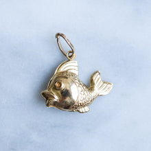 Load image into Gallery viewer, Vintage Puffy Fish Pendant
