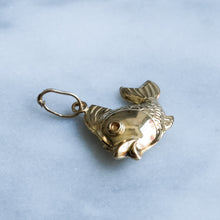 Load image into Gallery viewer, Vintage Puffy Fish Pendant
