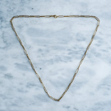 Load image into Gallery viewer, Vintage French 19 Inch Paperclip-Link Chain

