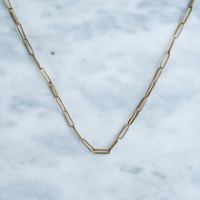 Load image into Gallery viewer, Vintage French 19 Inch Paperclip-Link Chain
