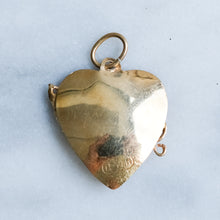 Load image into Gallery viewer, Vintage Musical Heart Charm Pendant with Pearl and Enamel
