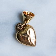 Load image into Gallery viewer, Vintage Heart and Bell Charm
