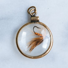Load image into Gallery viewer, Vintage Locket with Fishing Lure Charm Pendant
