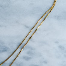 Load image into Gallery viewer, Antique 41 Inch Snake-Link Long Guard Watch Chain with Hand-Clasp
