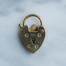 Load image into Gallery viewer, Vintage Medium G.J. Heart Padlock
