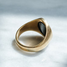 Load image into Gallery viewer, Vintage Onyx Signet Ring
