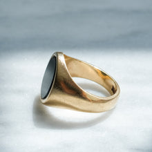Load image into Gallery viewer, Vintage Onyx Signet Ring
