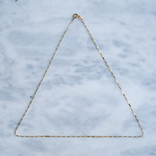 Load image into Gallery viewer, Vintage Italian Delicate 16.75 Inch Paperclip-Link Chain
