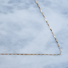 Load image into Gallery viewer, Vintage Italian Delicate 16.75 Inch Paperclip-Link Chain
