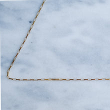 Load image into Gallery viewer, Vintage Italian Delicate 16.75 Inch Paperclip-Link Chain
