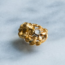 Load image into Gallery viewer, Antique French Rose Pendant with Rose-Cut Diamond
