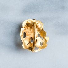 Load image into Gallery viewer, Antique French Rose Pendant with Rose-Cut Diamond
