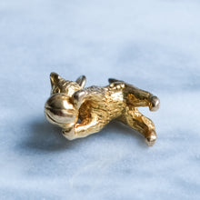 Load image into Gallery viewer, Vintage Kitten Playing with a Ball Charm
