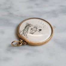 Load image into Gallery viewer, Vintage 14K Yellow Gold Winnie the Pooh and Piglet Pendant
