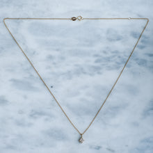 Load image into Gallery viewer, Antique Old European-Cut Diamond Solitaire Pendant Necklace
