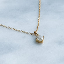 Load image into Gallery viewer, Antique Old European-Cut Diamond Solitaire Pendant Necklace
