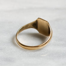 Load image into Gallery viewer, Art Deco 9K Yellow Gold JCB Signet Ring
