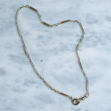 Load image into Gallery viewer, Antique Decorative Bar-Link Watch Chain
