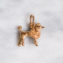 Load image into Gallery viewer, Vintage 9K Yellow Gold Poodle Charm
