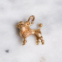 Load image into Gallery viewer, Vintage 9K Yellow Gold Poodle Charm
