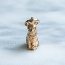 Load image into Gallery viewer, Vintage Sitting Cat Charm (2.9 grams)
