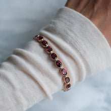 Load image into Gallery viewer, Vintage Garnet Tennis Bracelet
