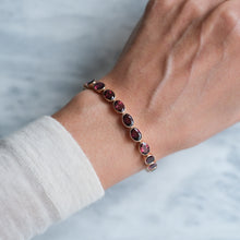 Load image into Gallery viewer, Vintage Garnet Tennis Bracelet
