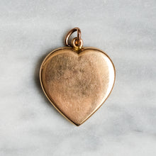 Load image into Gallery viewer, 14K Rose Gold Antique CAW Heart Locket
