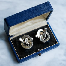 Load image into Gallery viewer, Vintage Sterling Silver Knot Earrings by Angela Cummings
